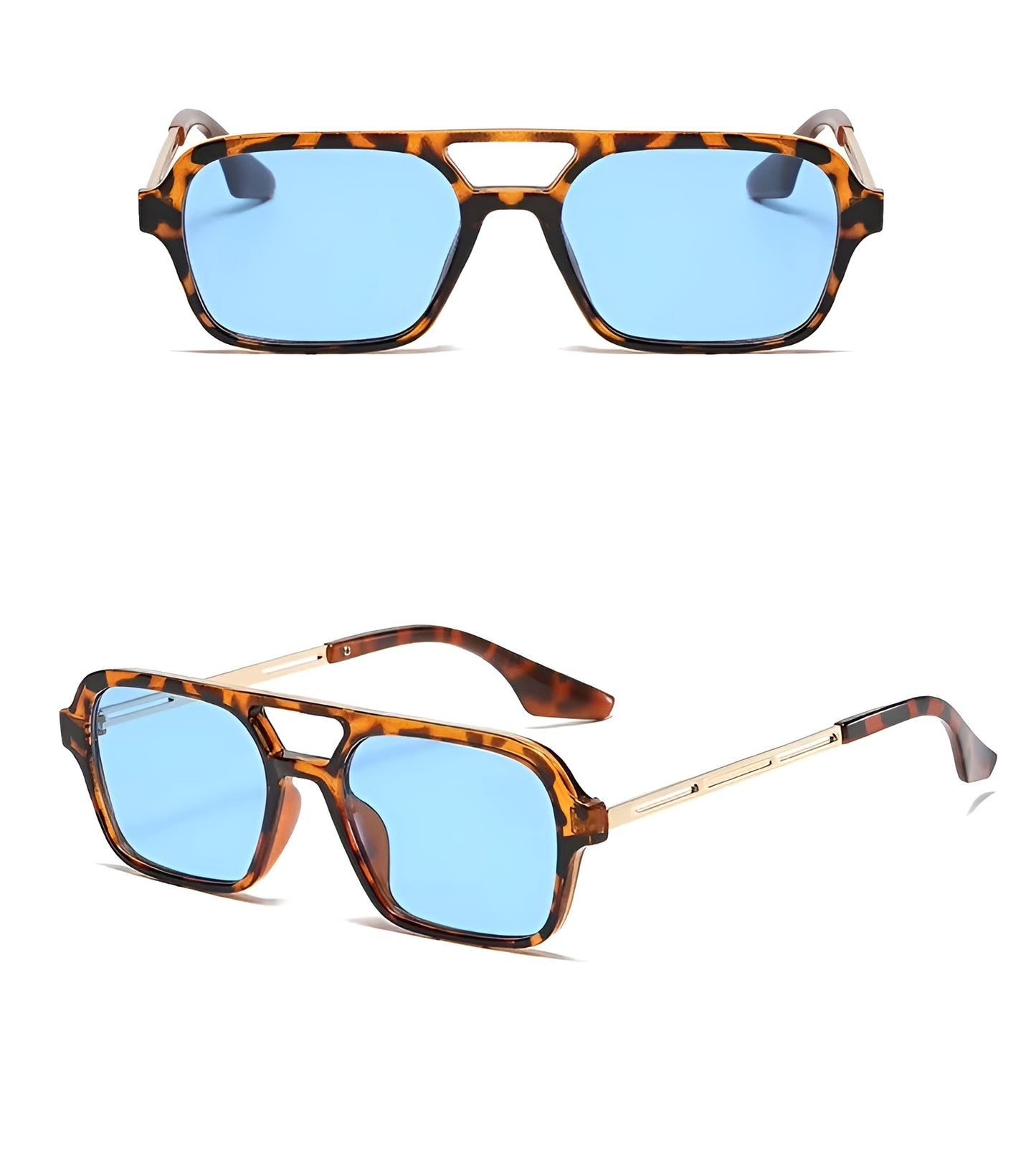 Lunettes de Soleil Femme Carrées avec Monture Écaille – Sena
