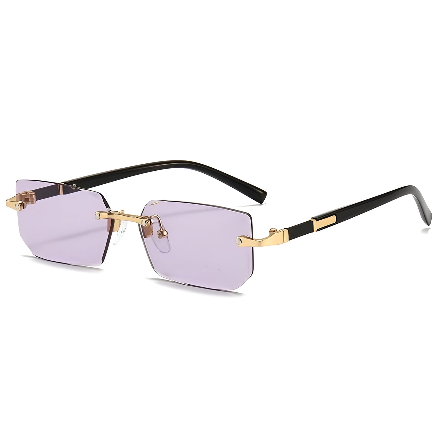 Lunettes de Soleil Femme Carrées avec Monture Métallique – Luna