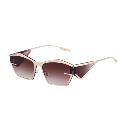 Lunettes de Soleil Femme Carrées avec Monture Sculptée – Zéphyr