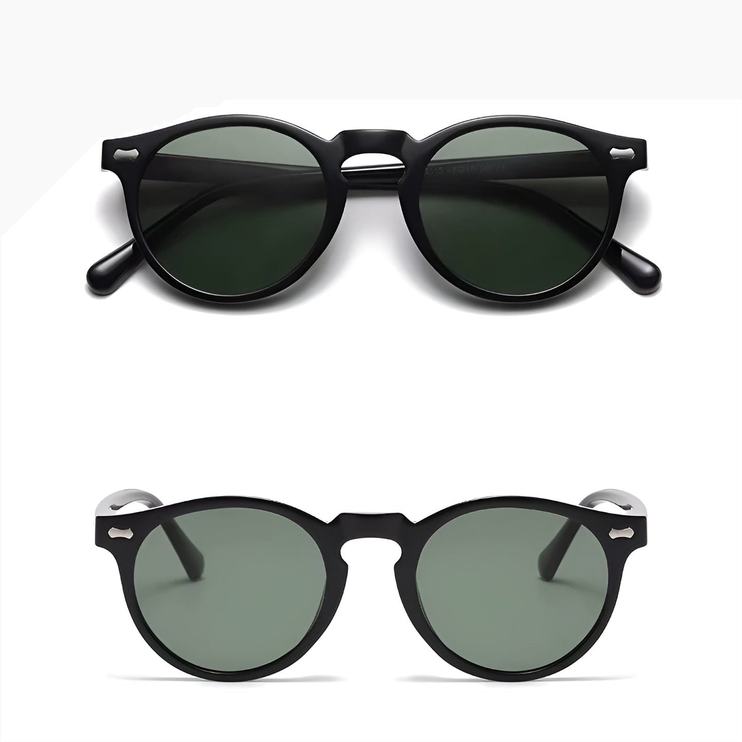 Lunettes de Soleil Femme Rondes avec Monture Épurée – Aurore