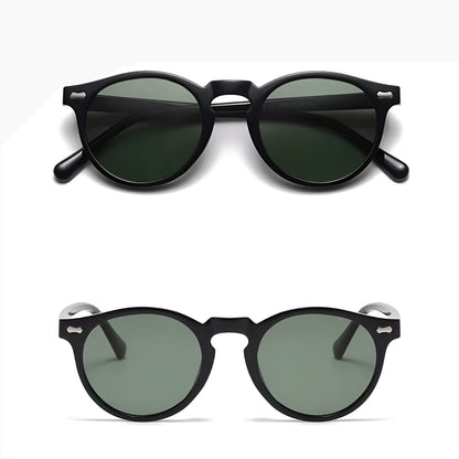 Lunettes de Soleil Femme Rondes avec Monture Épurée – Aurore