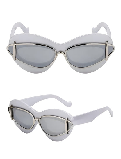 Lunettes de Soleil Femme Œil de Chat avec Détails Métalliques – Sofia