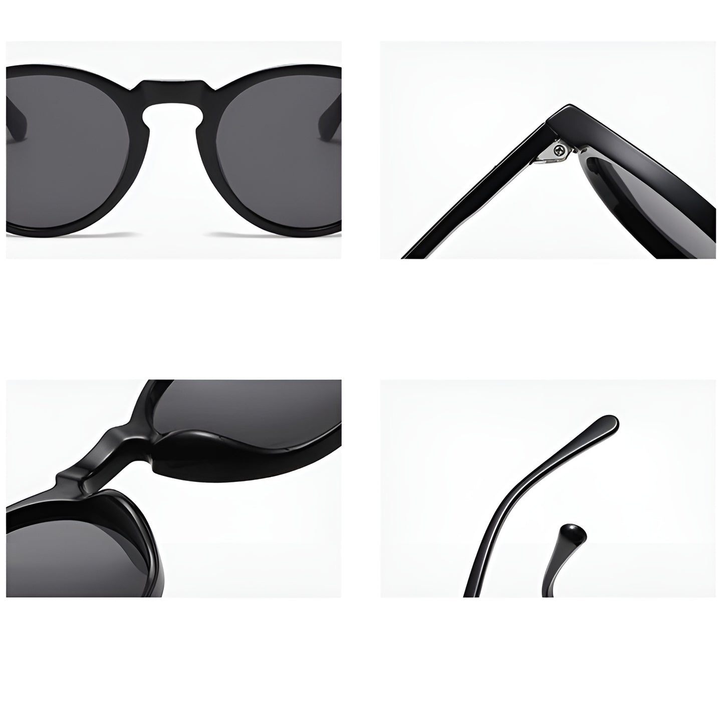 Lunettes de Soleil Femme Rondes avec Monture Épurée – Aurore