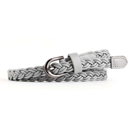 Ceinture Femme Tressée Grise – Tallinn