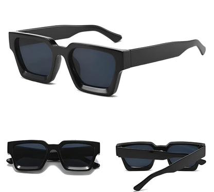 Lunettes de Soleil Femme Rectangulaires Épaisses – Shauna